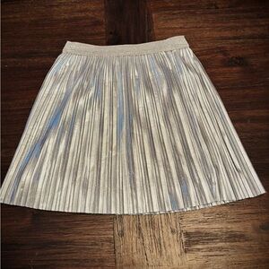 OshKosh B'gosh Shimmering Silver A-Line Skirt